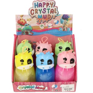 GLUTEK SLIME Z BROKATEM MIX 6SZT
