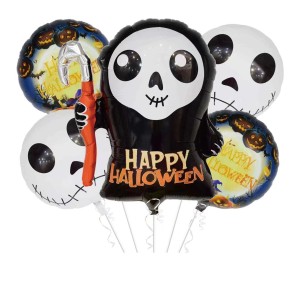 BALONY ZESTAW HAPPY HALLOWEEN DUCH DUSZEK 5SZT