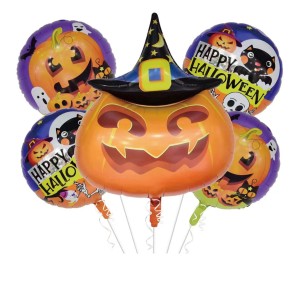 BALONY ZESTAW HAPPY HALLOWEEN DYNIA 5SZT