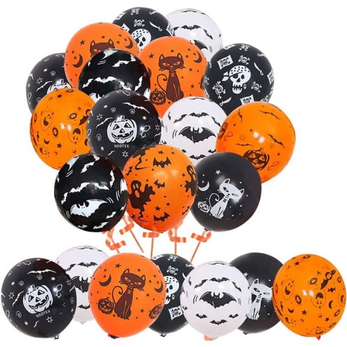 balony lateksowe na halloween