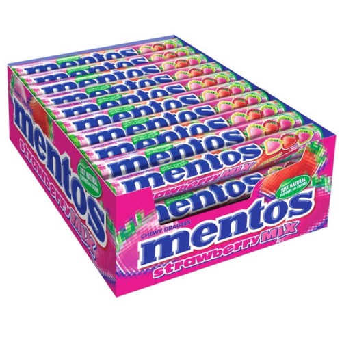 MENTOS STRAWBERRY MIX