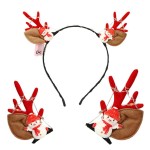 OPASKA ŚWIECĄCA ROGI RENIFERA LED  BAŁWANEK