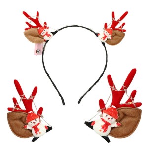 OPASKA ŚWIECĄCA ROGI RENIFERA LED  BAŁWANEK