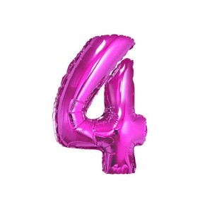 BALON 32" CYFRA FUXIA 4