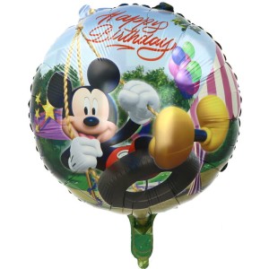 BALON 18" MYSZKA MIKI HAPPY BIRTHDAY