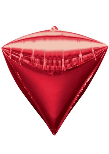 BALON STOŻEK TRÓJKĄT 3D CZERWONY