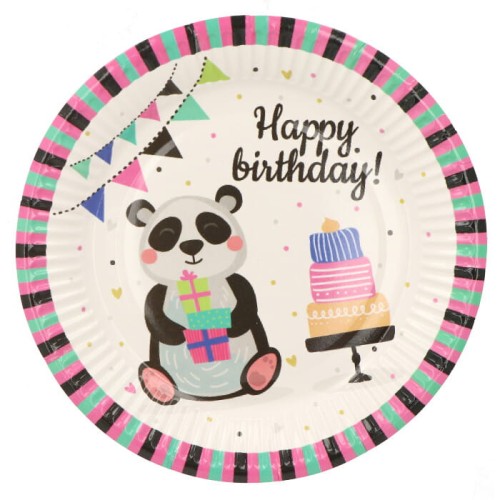 talerzyki jednorazowe panda