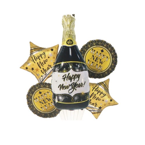 sylwester balony happy new year