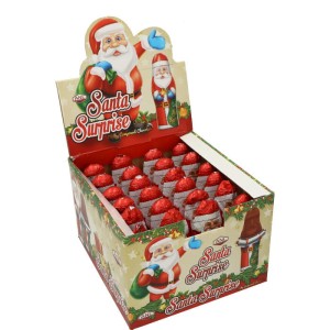 SANTA SUPRISE MIKOŁAJ CZEKOLADOWY 24SZT (38G)