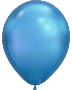 BALONY LATEKSOWE 13CM CHROMOWANE NIEBIESKIE 20SZT