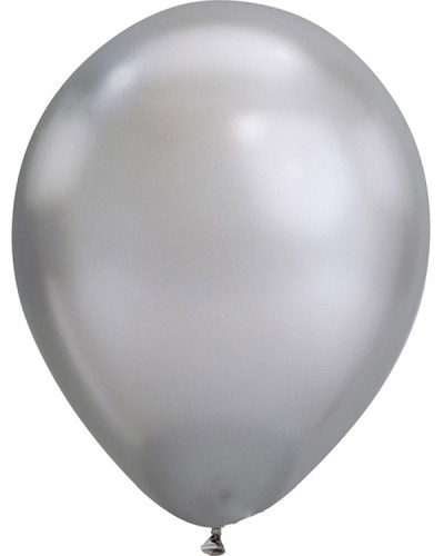 balony chromowane srebrne