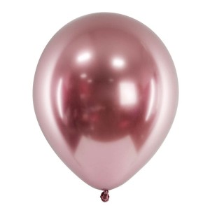 BALONY LATEKSOWE 13CM CHROMOWANE GOLD ROSE VINTAGE 20SZT