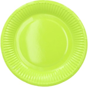 TALERZYKI PAPIEROWE ZIELONE 18CM 6SZT