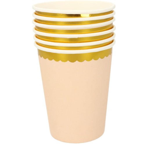 KUBECZKI PAPIEROWE ZŁOTY BRZEG