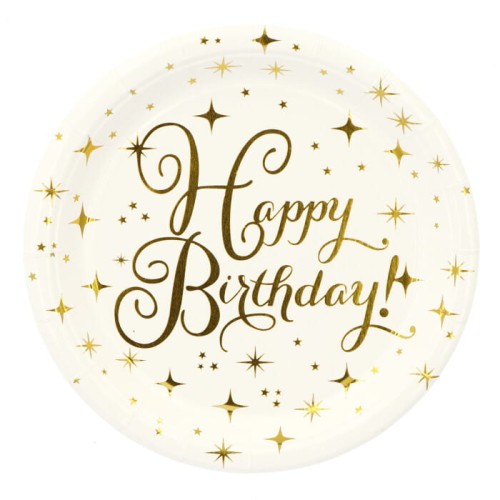 TALERZYKI HAPPY BIRTHDAY