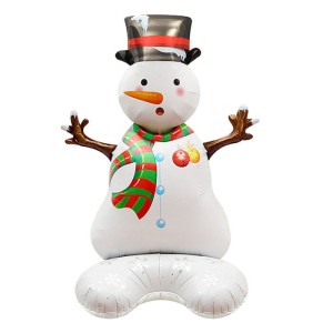 BALON STOJĄCY BAŁWANEK BOŻE NARODZENIE 155CM