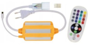 ZASILACZ, STABILIZATOR DO TAŚM LED NEON RGB + PILOT MULTIKOLOR