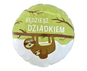 BALON 18" BĘDZIESZ DZIADKIEM DZIEŃ DZIADKA