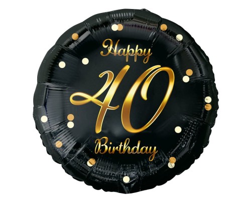 BALON 18"BIRTHDAY 40