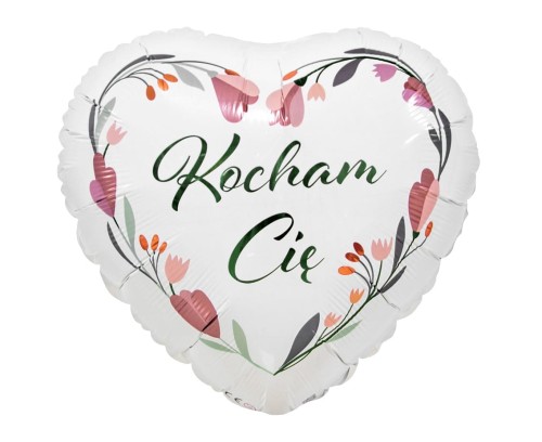 BALON SERCE KOCHAM CIĘ
