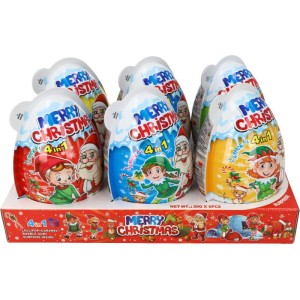 XL MERRY CHRISTMAS JAJKO Z NIESPODZIANKĄ 4W1 6SZT(20G)
