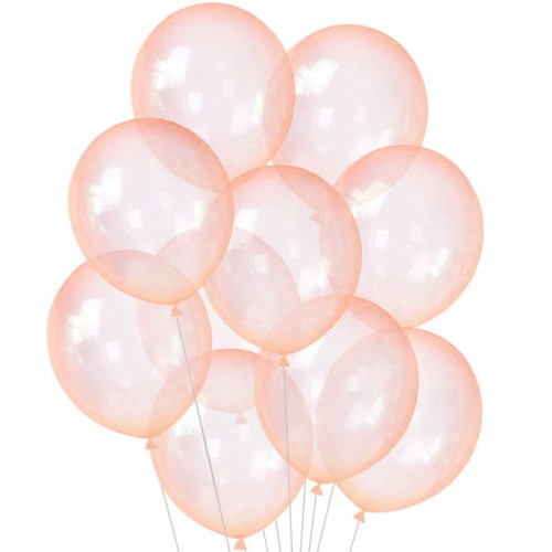 BALON PRZEŹROCZYSTY POMARAŃCZ