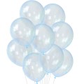BALON PRZEŹROCZYSTY NIEBIESKI