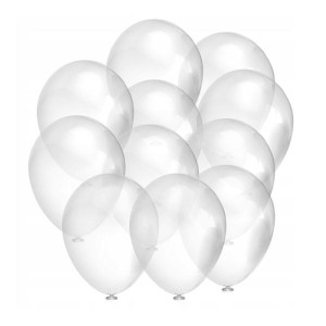 BALONY PRZEŹROCZYSTE 10" TRANSPARENTNE 100SZT