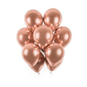 BALONY METALICZNE PERŁOWE GOLD ROSE 12" 50SZT