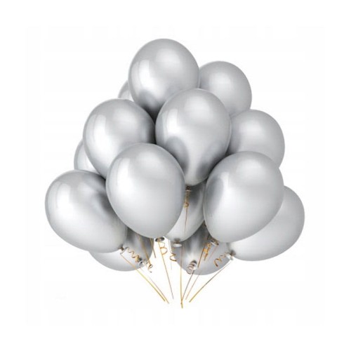 BALONY METALICZNE SREBRNE