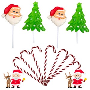 LIZAKI MIKOŁAJ CHOINKA LASKI CHOINKOWE 14SZT