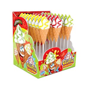 JOHNY BEE GELATO LOLLIPOP Ręcznie robione LIZAKI LODY 25SZT (20G)