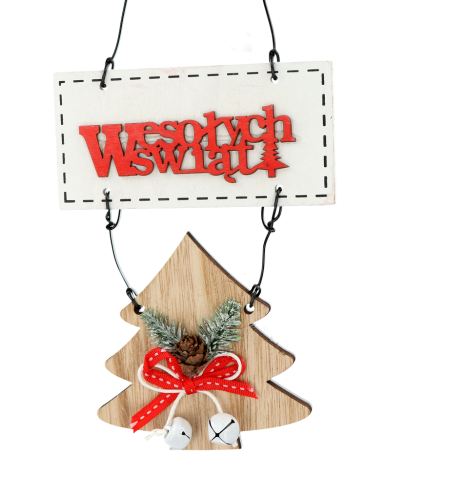 zawieszka wesołych swiąt
