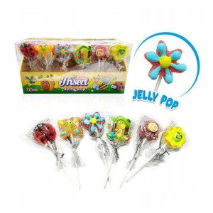 LIZAK ŻELOWY OWADY INSECT JELLY POP 30SZT (13G)