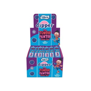 GUMA ROZPUSZCZALNA BARWIĄCA JĘZYK VIDAL DIPPER THE TONGUE 100SZT (10,5G)