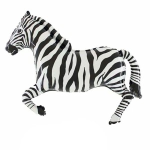 BALON FOLIOWY 22" ZEBRA