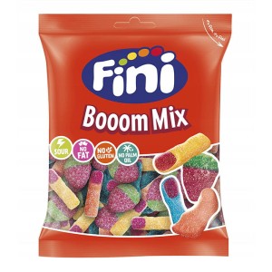 FINI SOUR BOOOM MIX ŻELKI OWOCOWE 500G KWAŚNE
