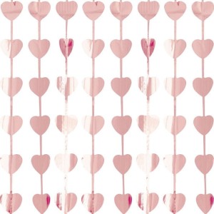 KURTYNA SERCA GOLD ROSE NA WALENTYNKI 1X2M