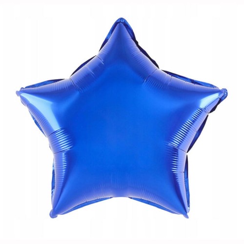 balon gwiazda niebieska