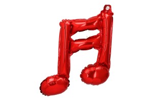 BALON 18" NUTKI PODWÓJNE MIX KOLORÓW 12SZT