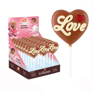 BELFINE LIZAK CZEKOLADOWY SERCE LOVE 35G NA WALENTYNKI