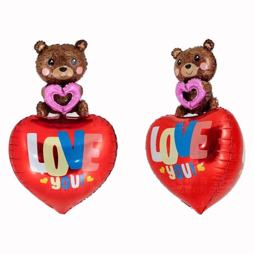 miś z sercem na walentynki