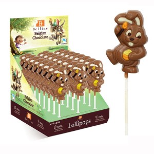 BELFINE LIZAK CZEKOLADOWY ZAJĄC WIELKANOCNY (35G) 1SZT