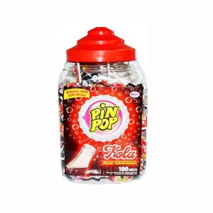 ALDOR LIZAK PIN POP COLA NEGRA Z GUMĄ BALONOWĄ 100SZT
