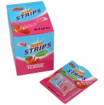 LISTKI O SMAKU TRUSKAWKOWYM FRESH STRIPS OPAK 20SZT BEZ CUKRU