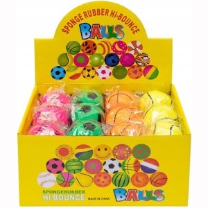 JOJO PIŁKA NA GUMCE DO ODBIJANIA  RUBBER BALLS 1SZT