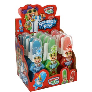 LIZAK Z ŻELEM SQUEEZY POP MIX 12SZT