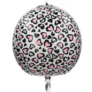 BALON 22" KULA 4D RÓŻOWA PANTERA