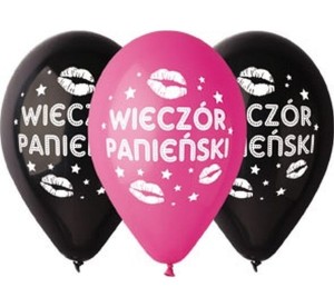 BALONY 12" WIECZÓR PANIEŃSKI OPAK 5SZT