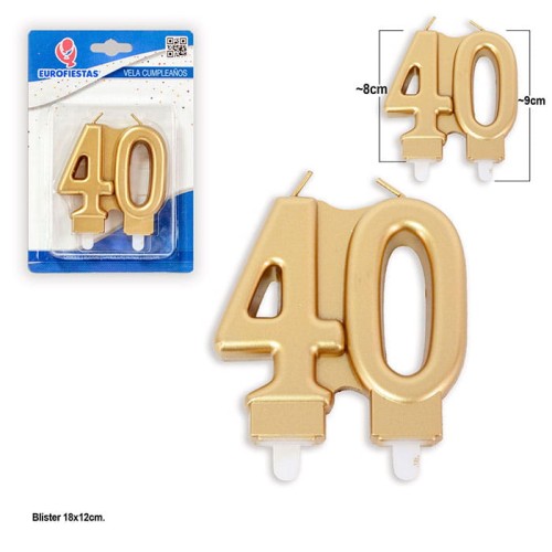 ŚWIECZKA NA 40 URODZINY